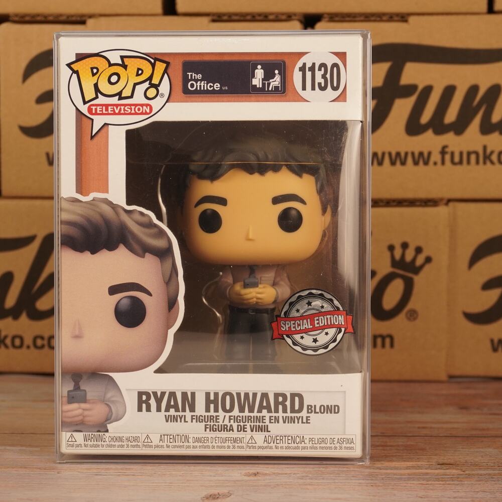Funko Pop The Office Ryan Howard Blond #1130 Special Edition Exclusive w/Protect